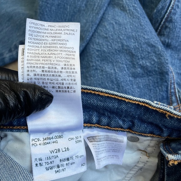 Levi's Wedgie Straight Jeans 28 - Picture 9 of 11
